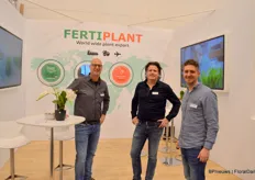 Ed Rijlaarsdam, Mathieu Moerkerk and Roy de Lange with Fertiplant